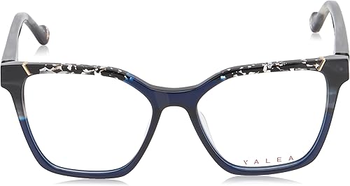 Yalea Gafas DE Vista, Shiny TRANSP.Blue, 52/16/140 para Mujer