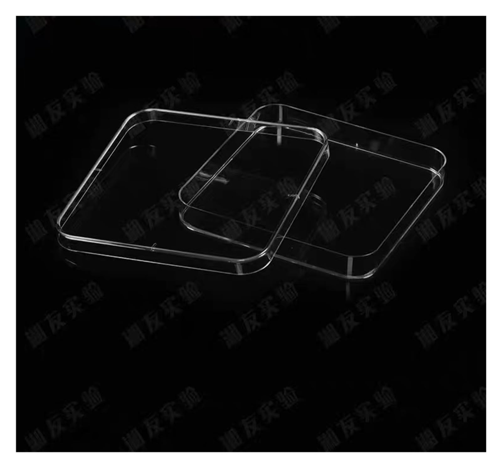 20 unids/lote laboratorio 13x13cm placas de Petri cuadradas de plástico estéril desechable placas de cultivo espectrómetro de biología de levadura bacteriana
