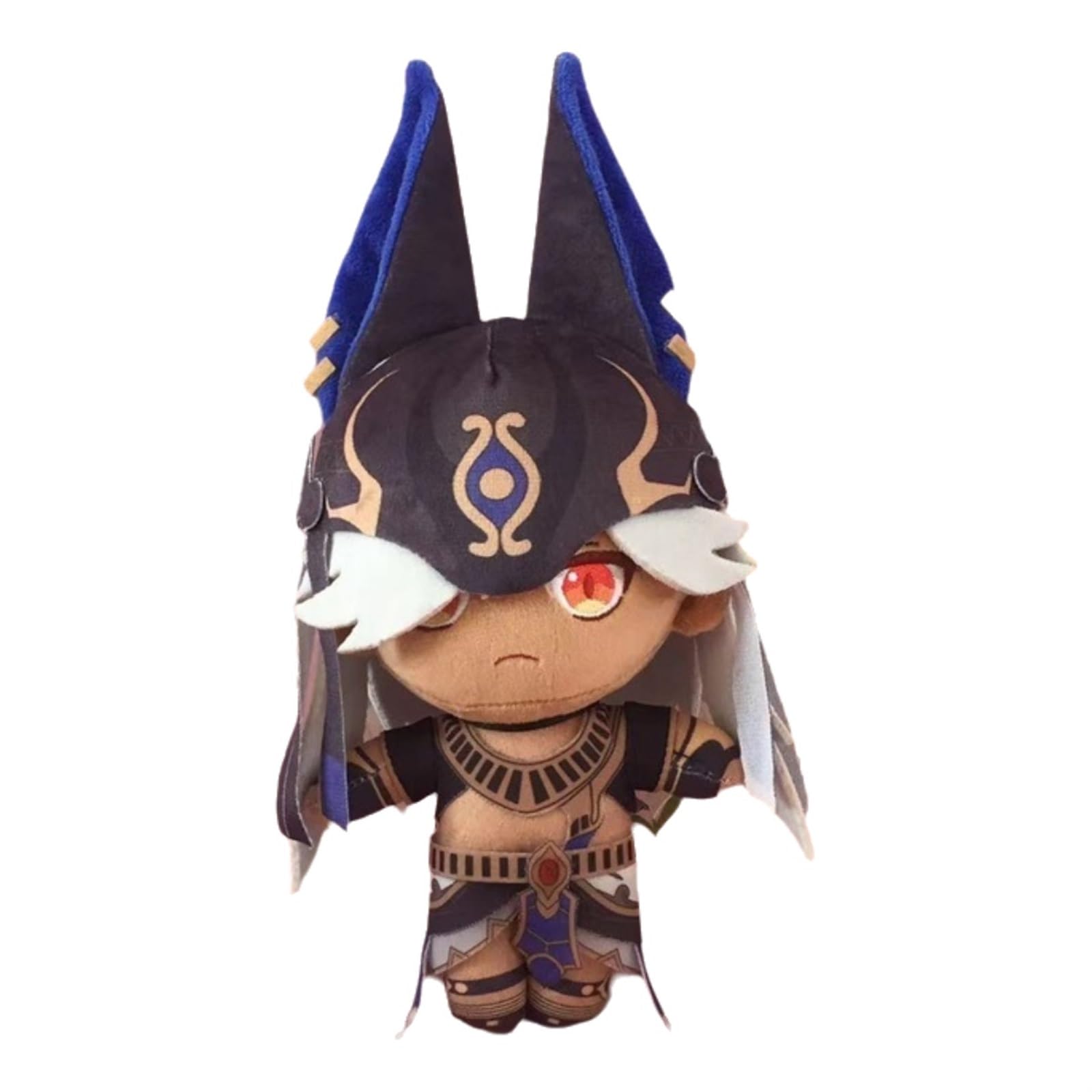 KUKUShining Genshin Plush, 20CM Soft Anime Impact Figure Stuffed Plushie Cute Cartoon Toy Doll For Gamer Fans Gifts(Cyno)