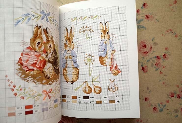 Amazon | 12788/ピーターラビット フランスの刺繍クロスステッチ図案集 
