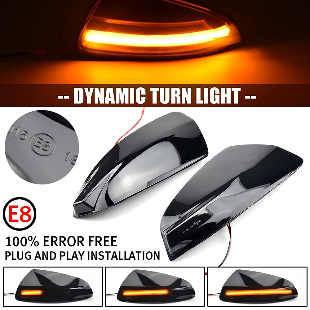 Clignotants Dynamiques LED Fumés Pour Mercedes Classe A W169 & Classe B W245 (2008-2012) - Paire De Rétroviseurs Séquentiels Style Sport