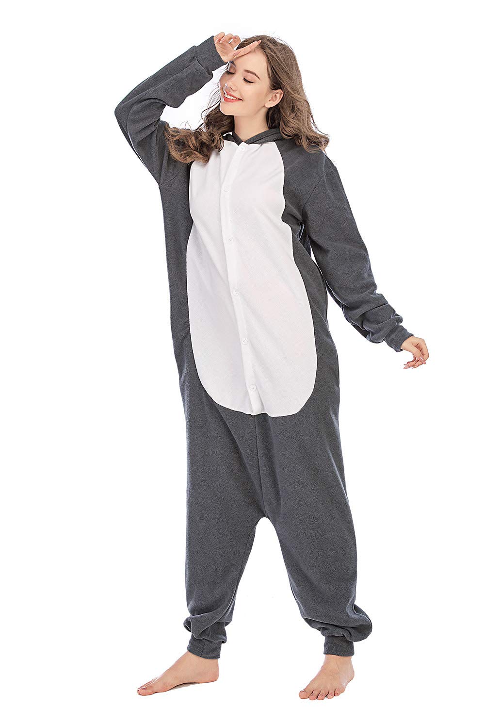 LBJR Disfraz de Animal Adulto Pijama Entero Animales Mujer Hombre — view 4