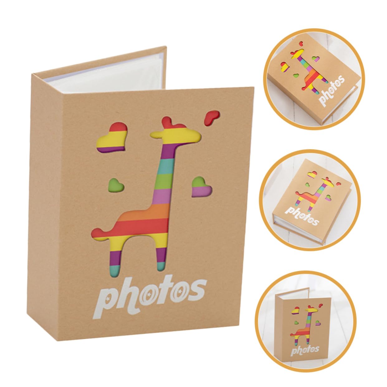 VICASKY 4piezas Álbum De Fotos Infantil Álbum De Recuerdos Para Bebés Capacidad Para Fotos De Diseño Adorable y Decorativo Para Guardar Memorias y Recuerdos Infantiles