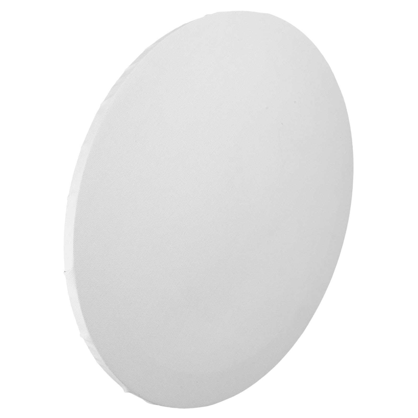 Lurrose Pannello di Tela Ovale in Lino Bianco 50x40cm per Pittura a Olio e Acrilico Supporto Eccellente per Creazioni Personalizzate e Decorazioni da Parete