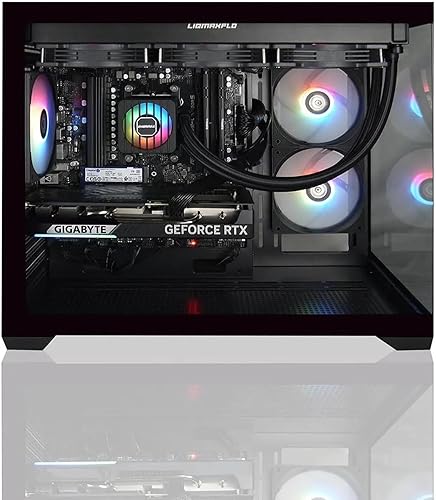 Miniatura 2 de AVGPC Hellfire Gaming PC AMD Ryzen 5 9600X; Radeon RX 9060 XT 16GB VRAM; 32GB DDR RAM; 1 TB NVME M.2 SSD; enfriador líquido AIO de 14.173 in;