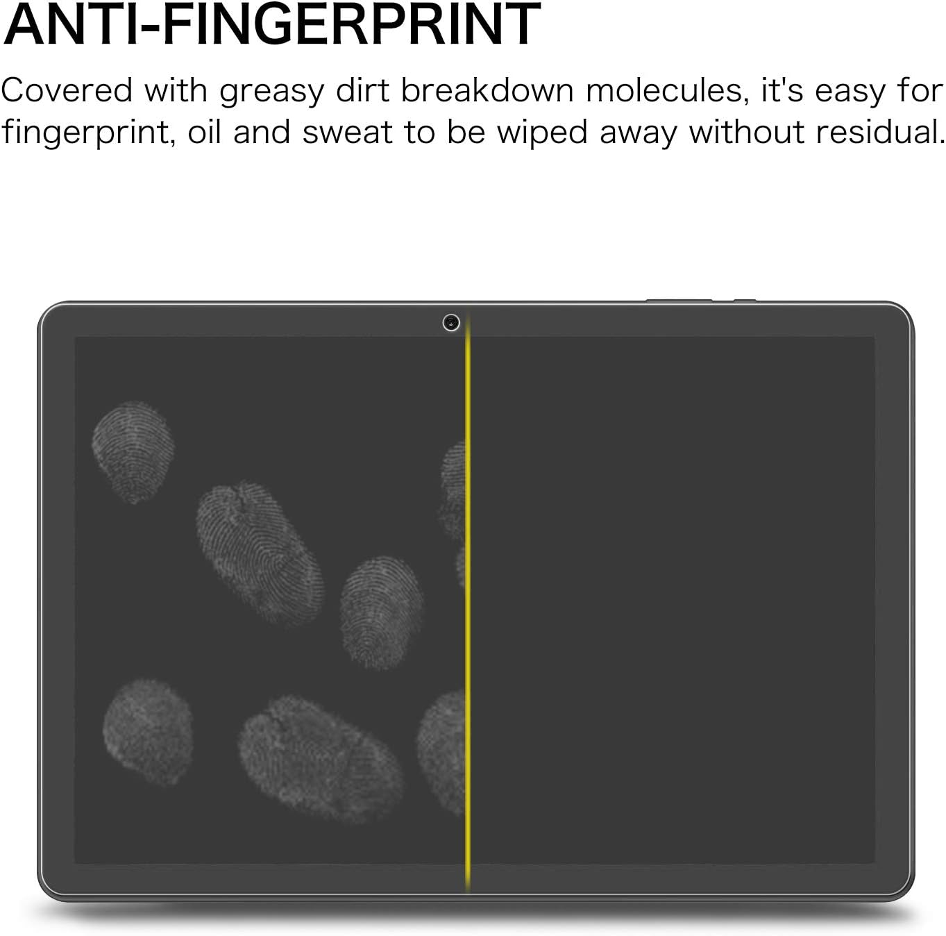 Fintie Screen Protector for Vankyo MatrixPad Z4 / Z4 Pro 10 inch Tablet, Anti Scratch Premium HD Clear 9H Hardness Tempered Glass Screen Protector fits 10.1" MatrixPad Z4 / Z4 Pro