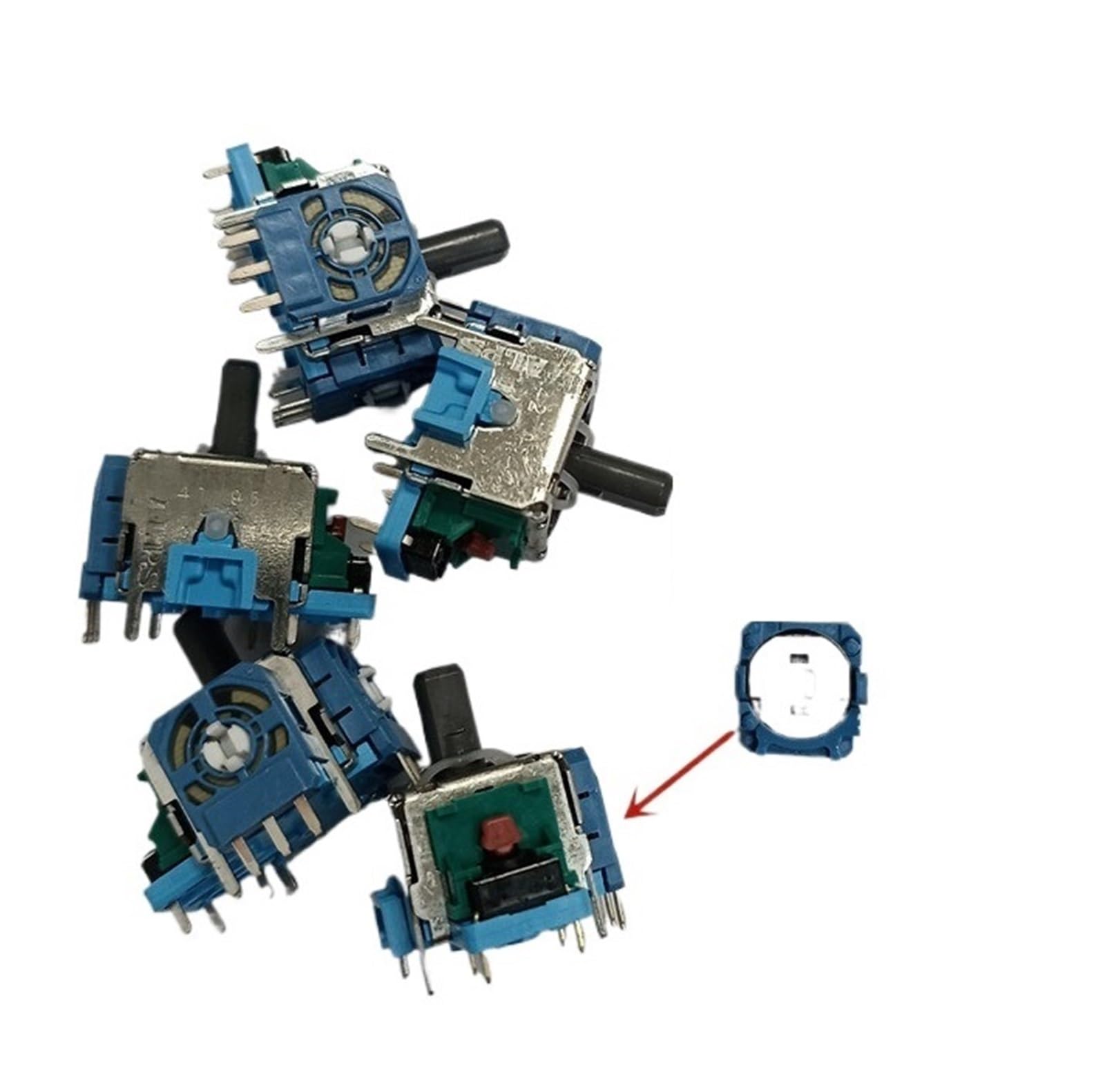 500 pezzi/lotto 3D Analog Stick, Joystick Button, Potenziometro Blu 2.3K for Controller PS5 Dualsense, for Playstation 5