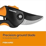 Fiskars Perruquement de taille, Cutter de branche avec capacité de coupe de 5/8 po, Poignées de jardin avec lame d'acier pointu, résistant à la rouille, Pruneurs ergonomiques avec poignée confort et serrure de sécurité, Outils à main de jardinage
