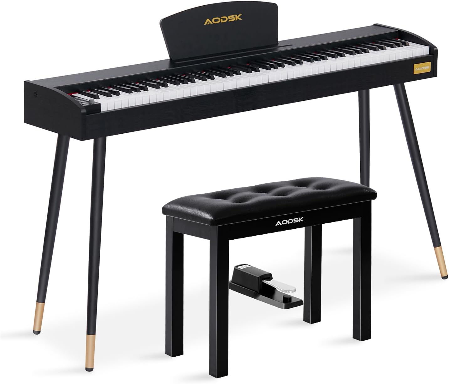 AODSK ADX1 Beginner Digital Piano 88 Key Keyboard+AODSK