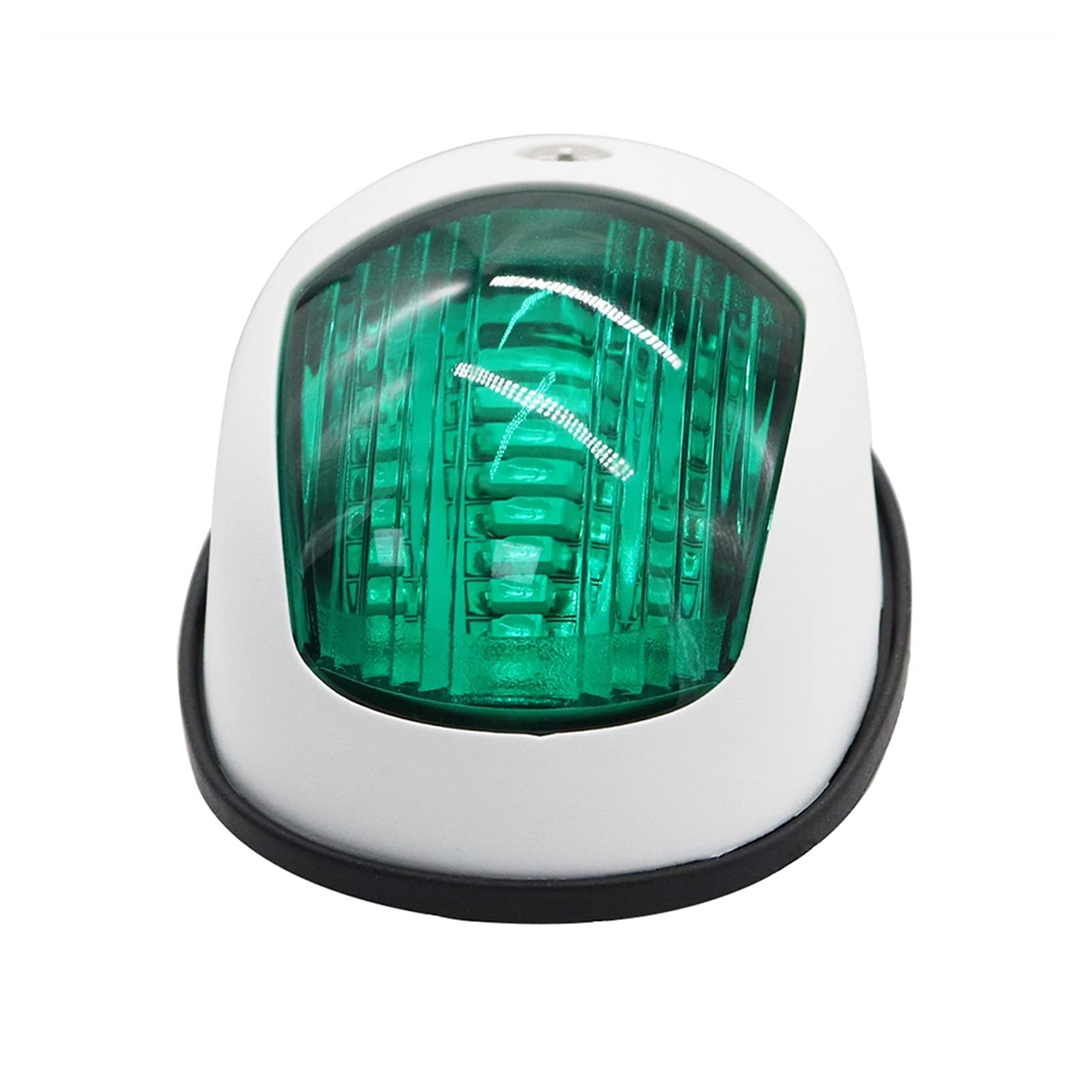 GUIDATO Segnale luminoso di navigazione avvertimento Lampada marina Porta Blocchetti dritta for Pontoon Skiff Power Boat Per la navigazione e la pesca(A)