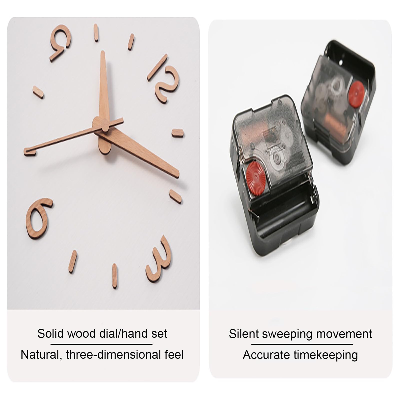 Generico Coperchio per Scatola fusibili Decorativo Moderno con Orologio, Pannello interruttori a Scomparsa, Pannello Elettrico a Parete per casa e Ufficio, Elegante Soluzione di archiviazione (Bianco