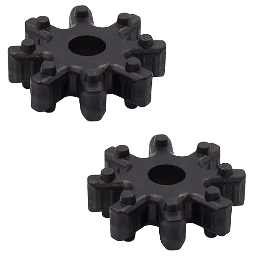 2PCS Flexible Steering Coupling Steering Column Motor, 56330-4Z000 563152K000FFF Rubber Steering Column Coupler Replacement for Sonata Elantra Santa Fe Azera Veloster Kia Soul Optima Forte Cadenza