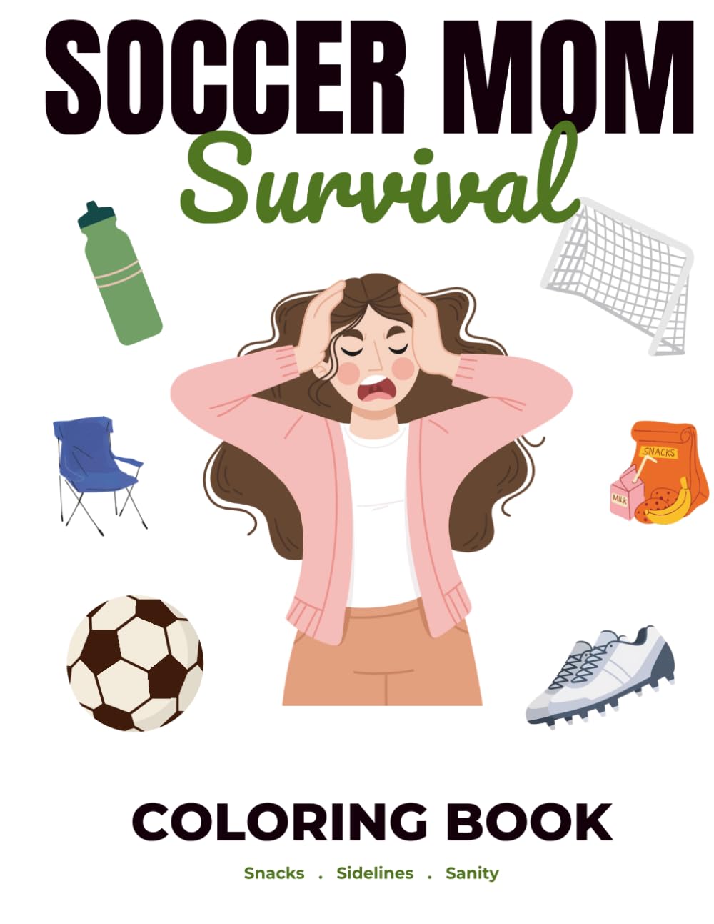 Soccer Mom Survival Coloring Book
