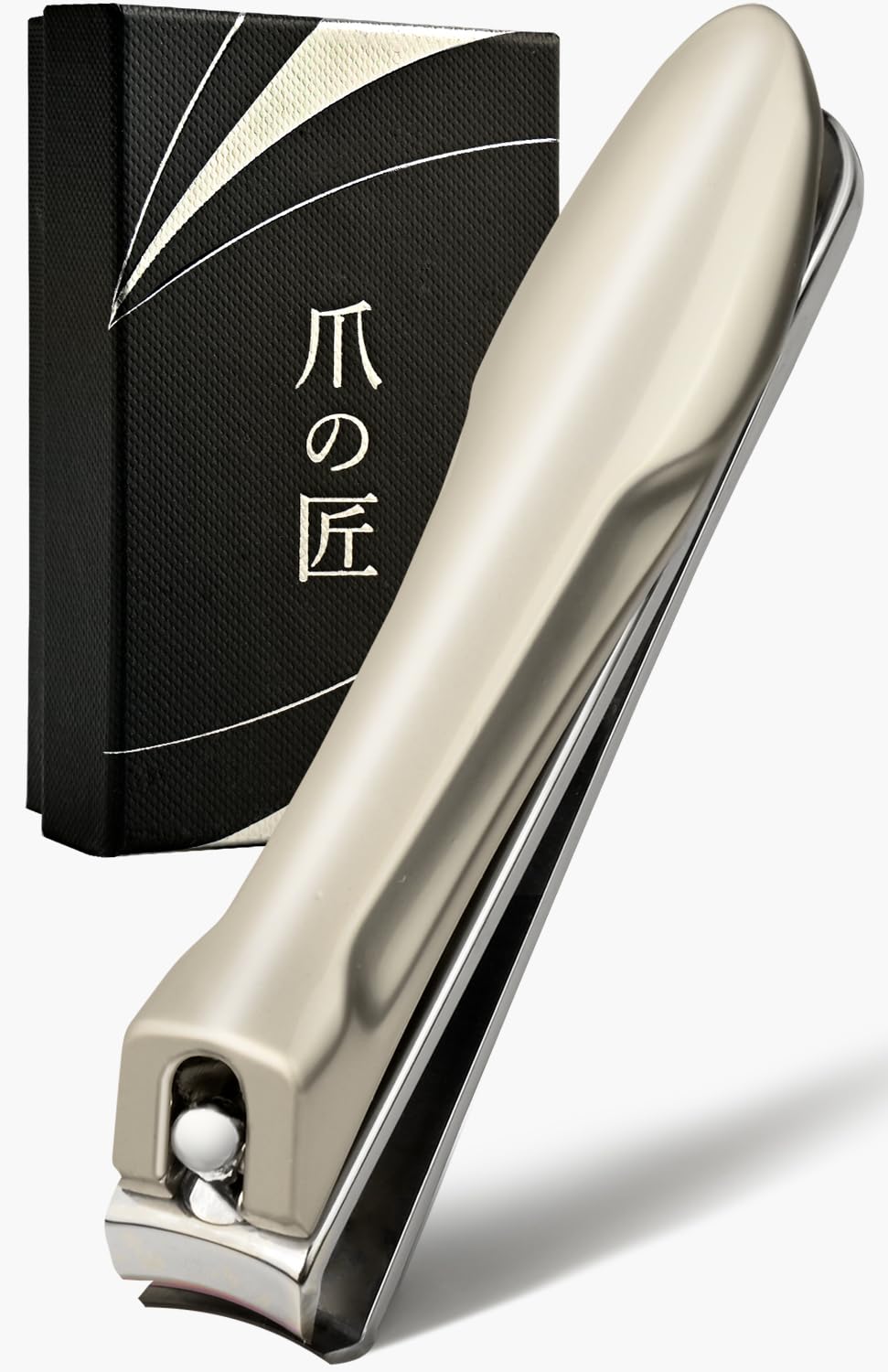 DRACY Premium Nail Clipper Laser Hardened Blade Champagne Gold Japan Made