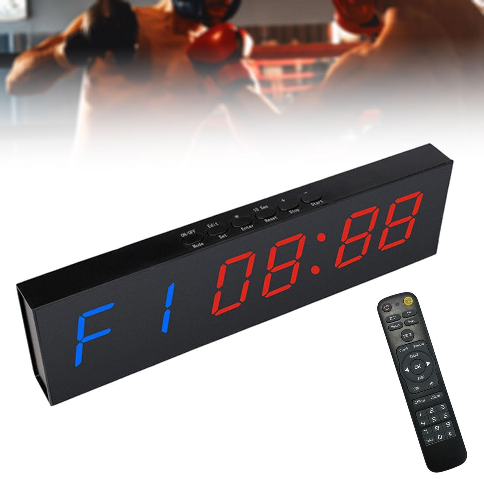 TRENDYNEST® Gym Timer Clock Workout Accessories for Home Gym Count Down Timer Clock | Sporting Goods | Fitness, Running & Yoga | Fitness Technology | Stopwatches-image-44