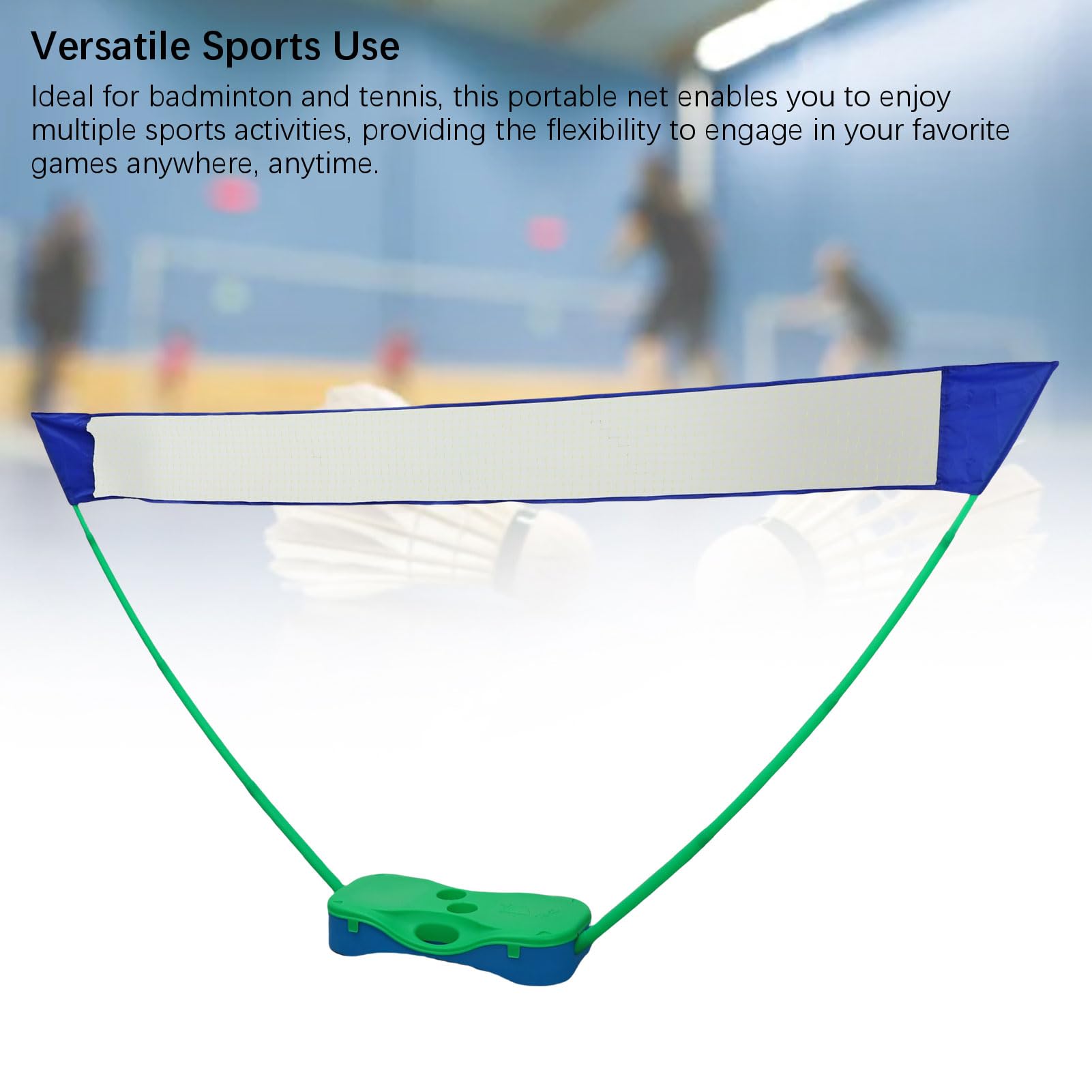 Przenośna Netto Badminton Set Setup ABS Polypropylelen Net Sportowa z Szybkim Projektem do Gry w Tenisa na Podwórku Tenisowe Gry na Zewnątrz