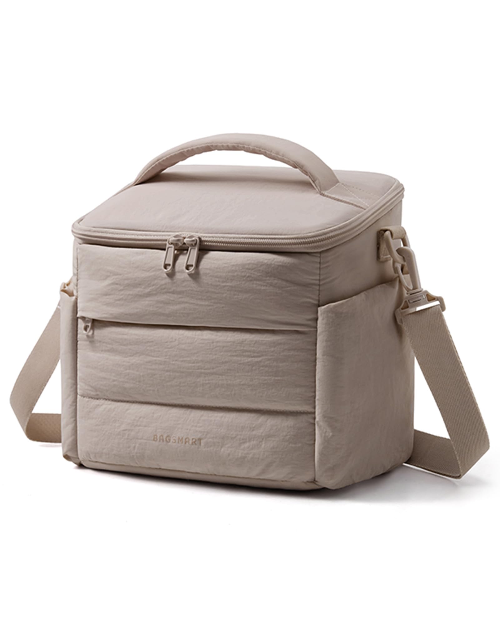 bagsmart 10L Insulated Lunch Bag Women,Puffer Cooler Box for Work Picnic