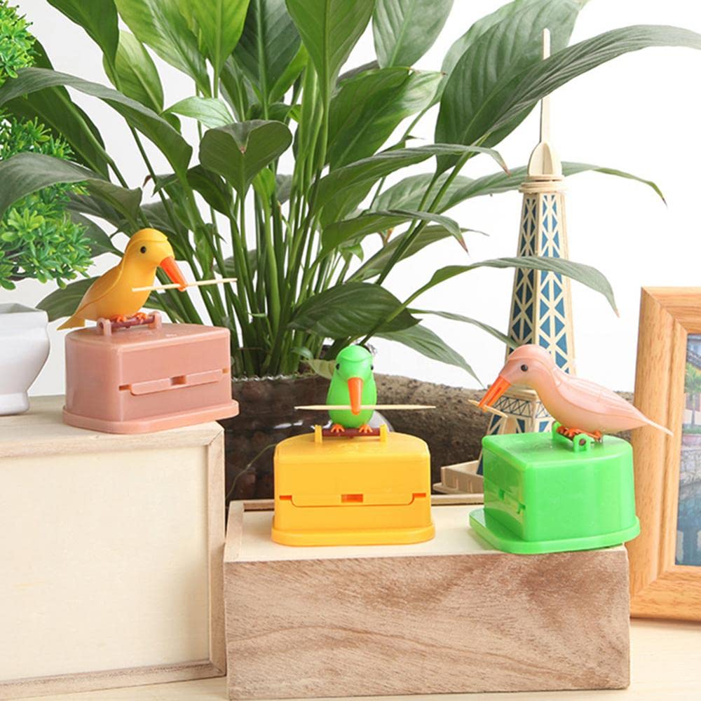 Compacte kleine vogel automatische tandenstokerdispenser