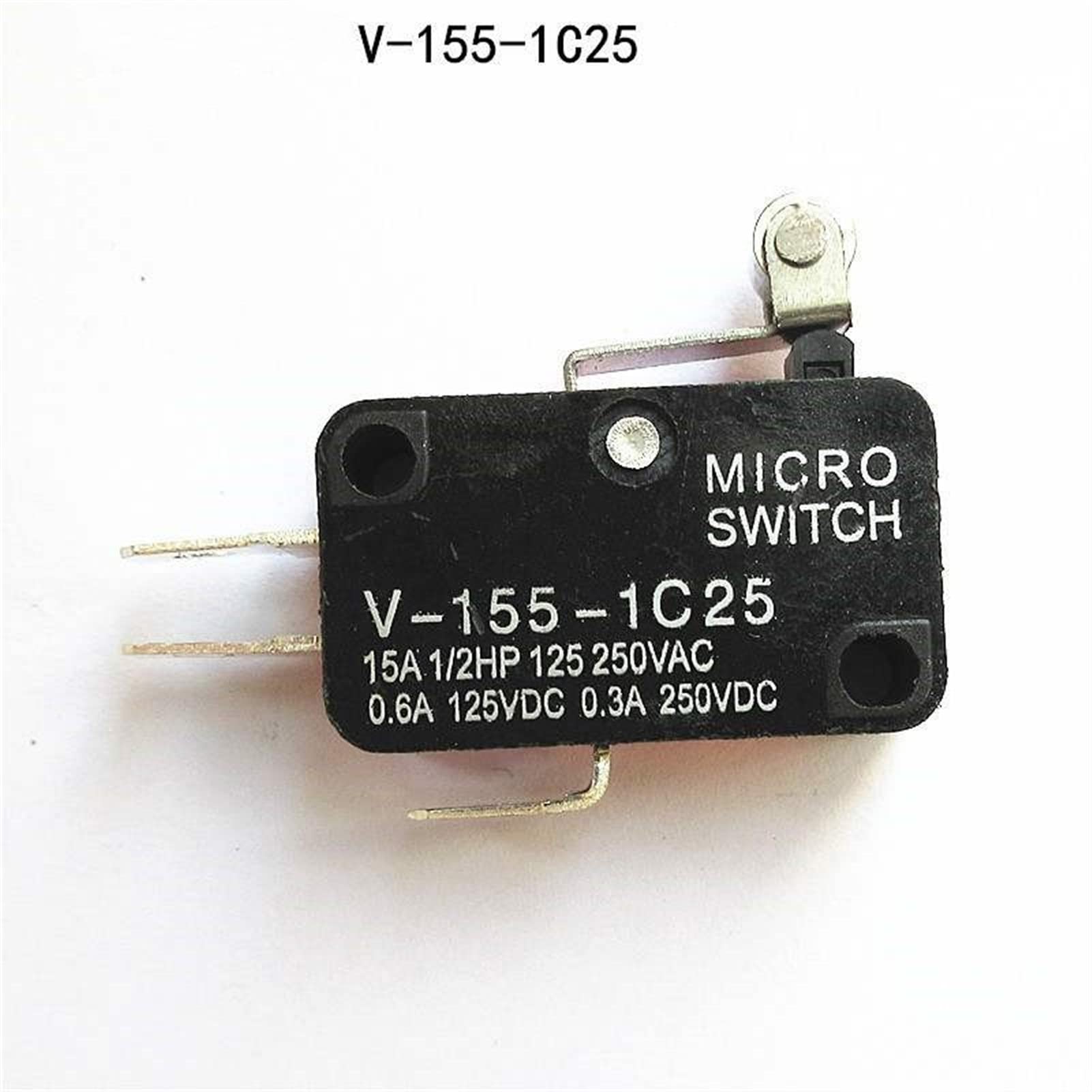 Interruptor de límite 5 uds microinterruptor Interruptor de límite de Carrera V-151-1C25 V-152-1C25 V-153-1C25 V-154-1C25 V-155-1C25 V-156-1C25 Interruptor de Mango Largo de Rodillo