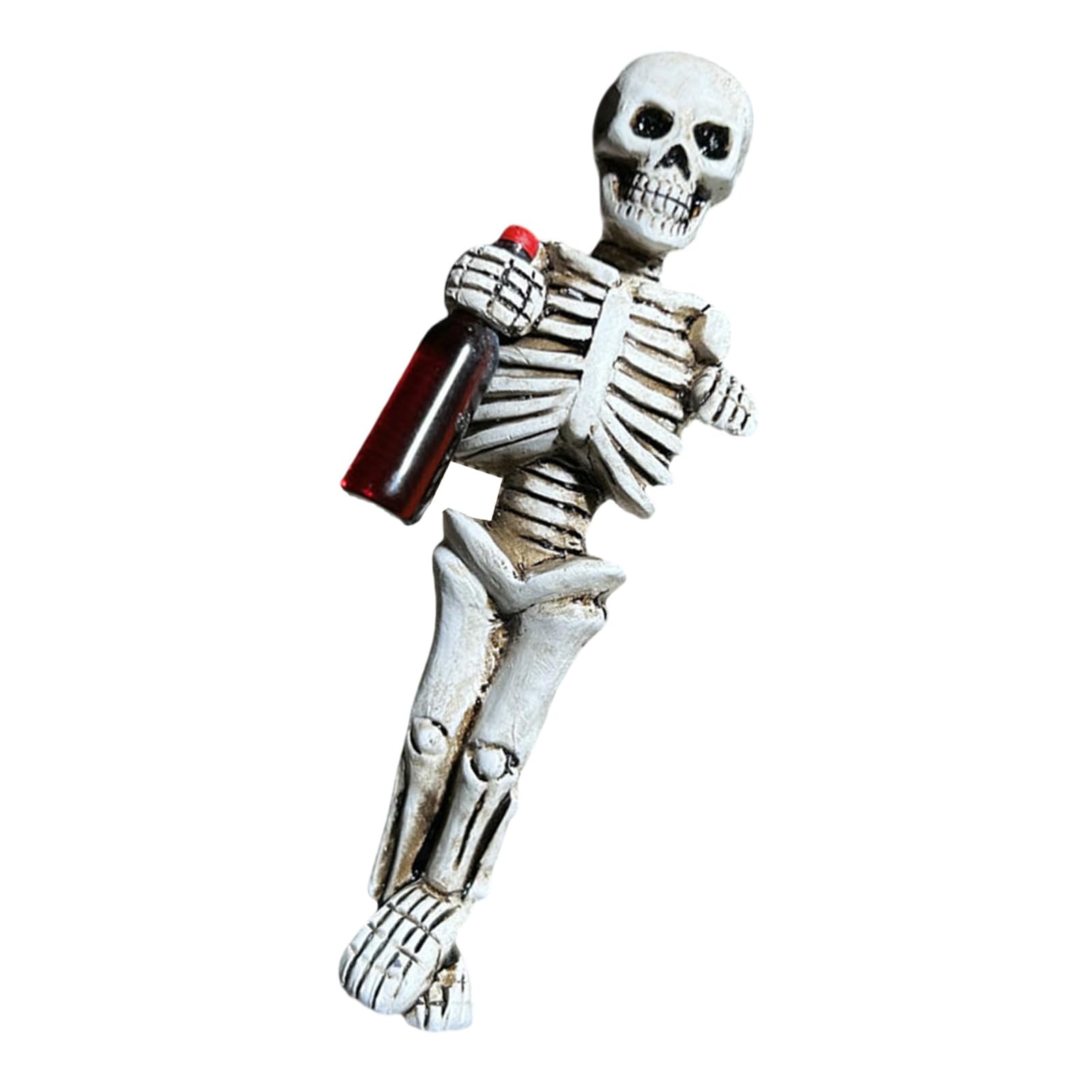 Hogtnd C Miniature Skull Figurine, Plant Decoration For Pots, Skeleton Garden Decoration, Skeleton Statue, Planter, Huggers For Yard Decoration, Skull Statue, Garden
