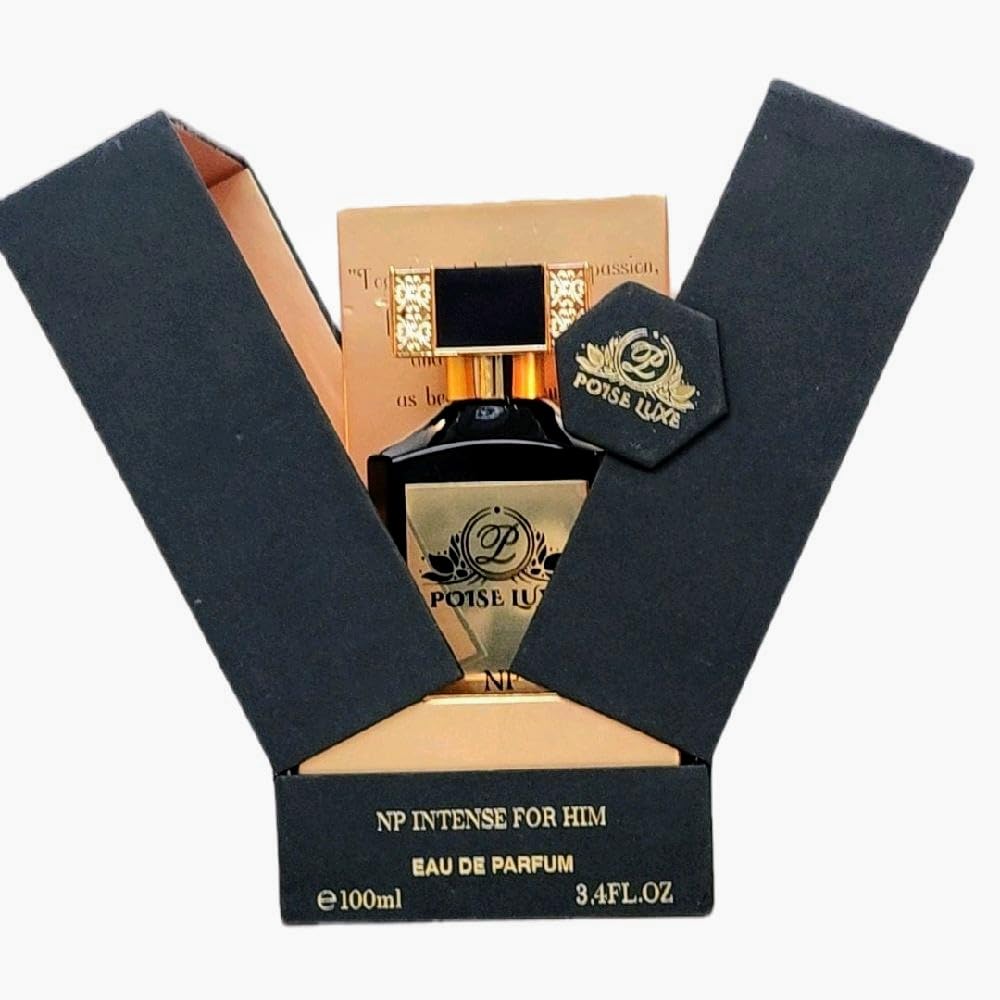 Original brand Poise Luxe NP INTENSE FOR Him 100ML Eau de Parfum - Luxury Arabic Mens Cologne with