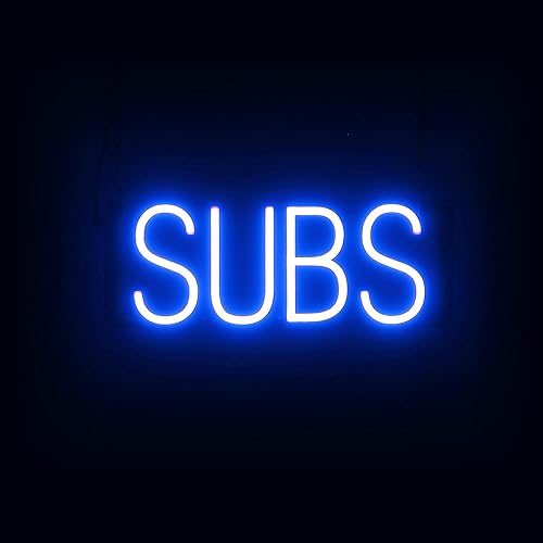 Miniatura 19 de SpellBrite SANDWICHES Letrero para delicatessen y restaurantes Letreros relacionados con delicatessen con aspecto neón, luz LED verde 38.8 x 6.3