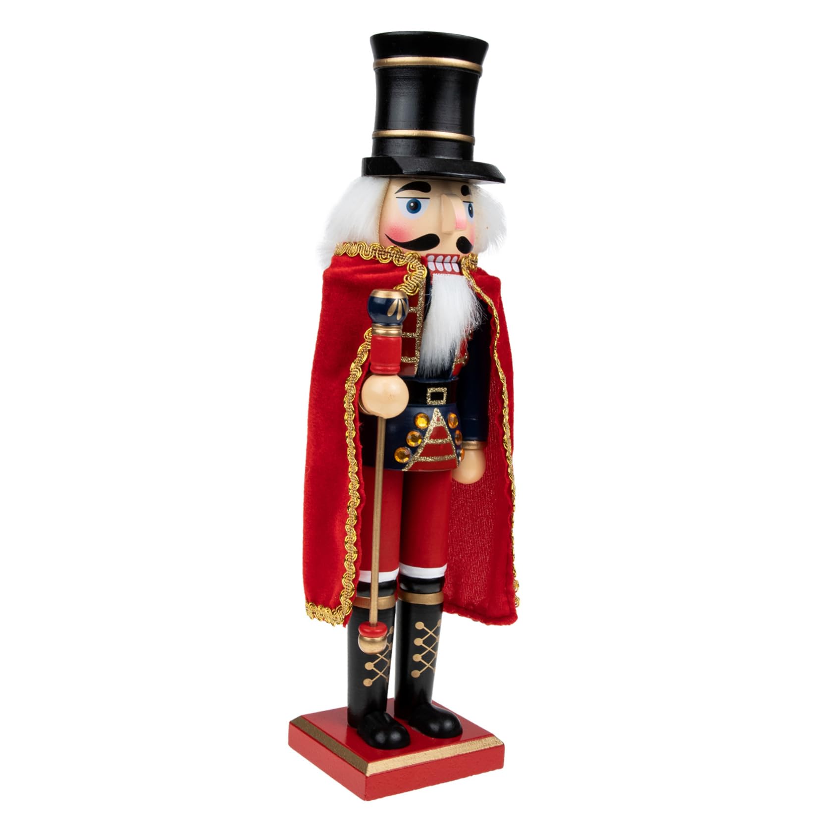 SOLUSTRE Decorazione Schiaccianoci in Legno Ornamento da Tavolo per Feste di Natale Artigianato in Legno Schiaccianoci per Decorazioni Natalizie