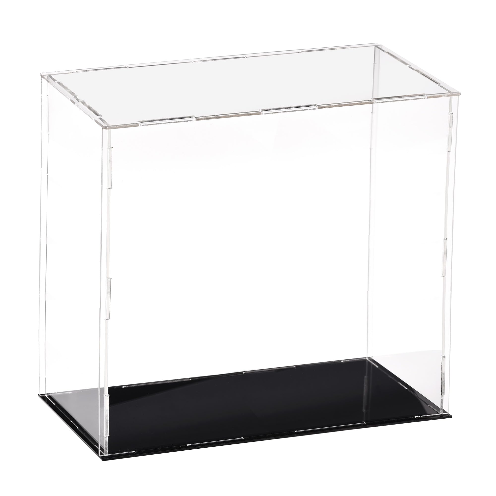 uxcell Acrylic Clear Display Case Box Dustproof Protection Showcase Cube Collectibles Show Box 11.8x3.9x11.8inch