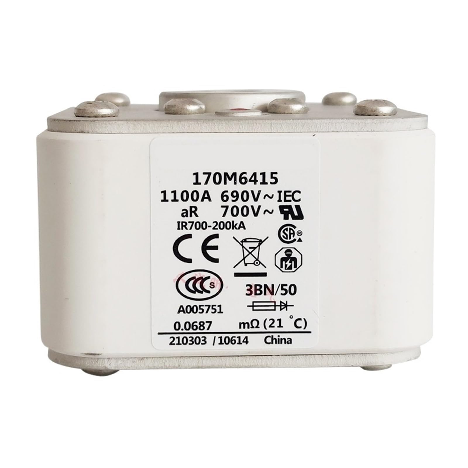 HYRBNSDLK Fuse 170M6413/170M6414/170M6415 900A 1000A 1100A