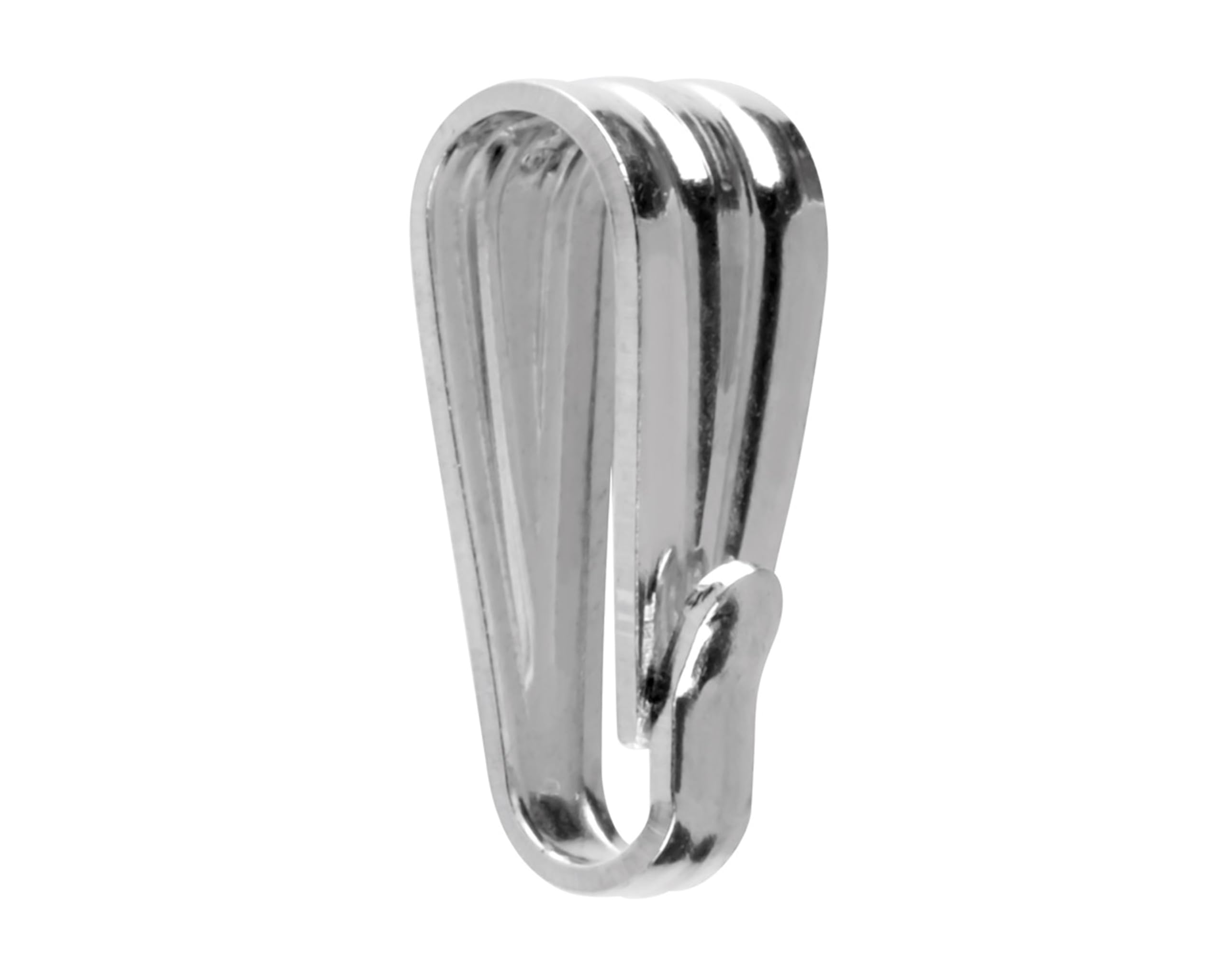 Sterling Silver Large 10.5mm Bail Bale Snap On Easy Fitting Pendants/Charm British Made Jewellery Findings