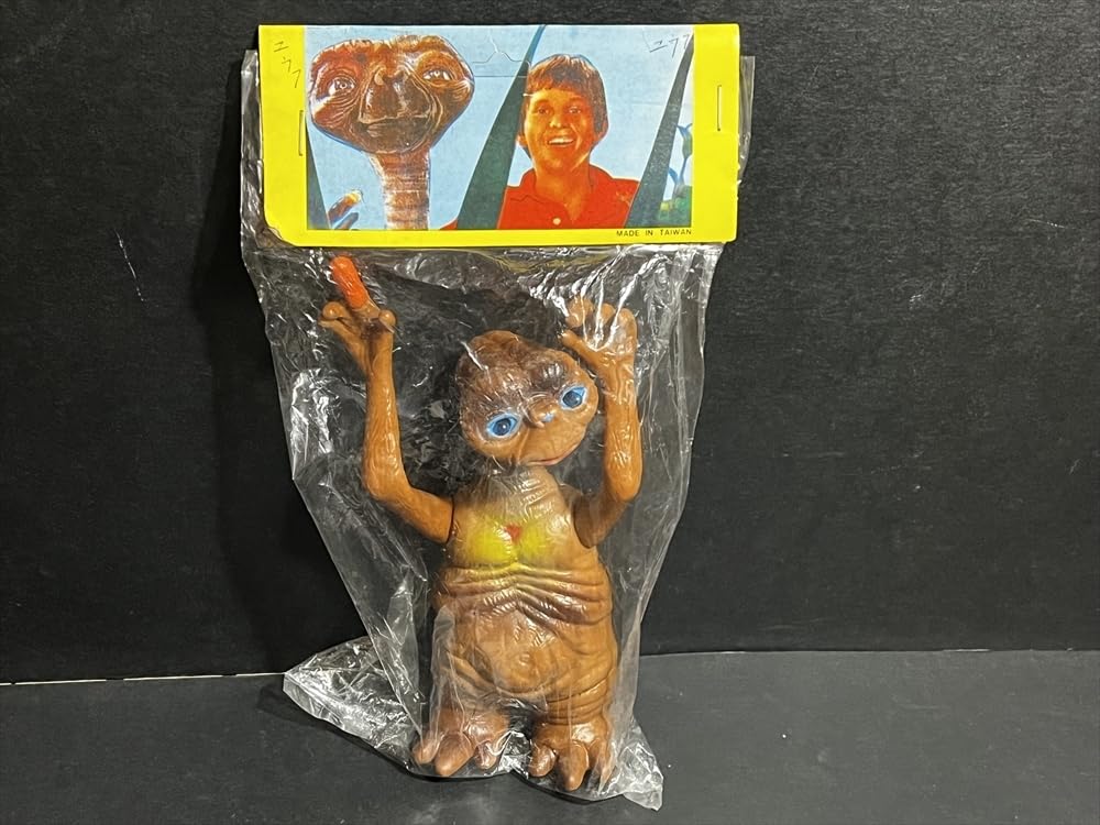 Amazon.co.jp: 当時 E.T. ソフビ フィギュア 昭和 レトロ 無版権 映画 