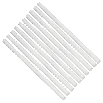 Negaor 10Pcs Humidifier Sticks Replacement Cotton Filter 10mm Core Cotton Filter Wicks for Portable USB Humidifiers