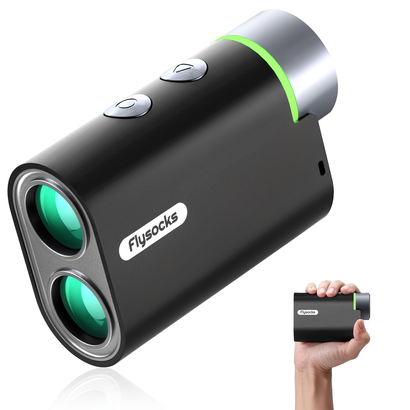 Amazon.co.jp: Flysocks OLED ゴルフレーザー距離計 PF120 距離測定器 