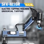 CA Stocks M3-M16 Machine à taper électrique universelle CA Stock Arme à tapoter avec 375rpm 1200mm Bras flexible inclus 9pcs ANSI Bouton standard