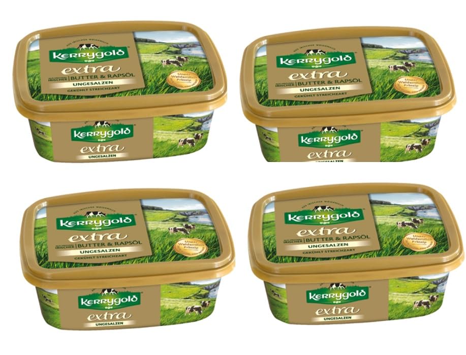 Kerrygold Extra ungesalzen gekühlt - 4x 250 g Becher