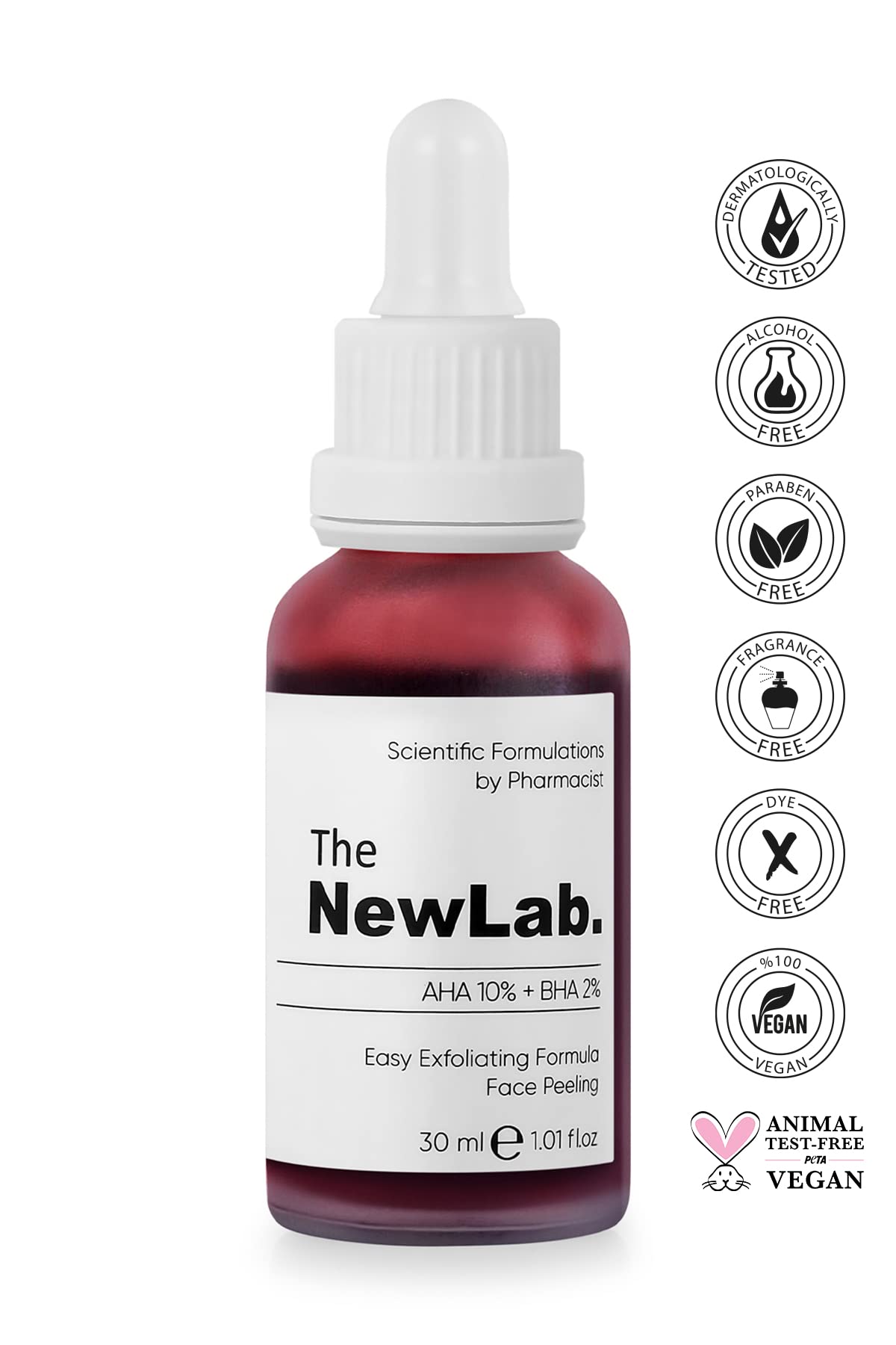 the newlab. The NewLab-Canlandırıcı & Cilt Tonu Eşitleyici Yüz Peeling Serum 30 Ml (aha 10% + Bha 2%)