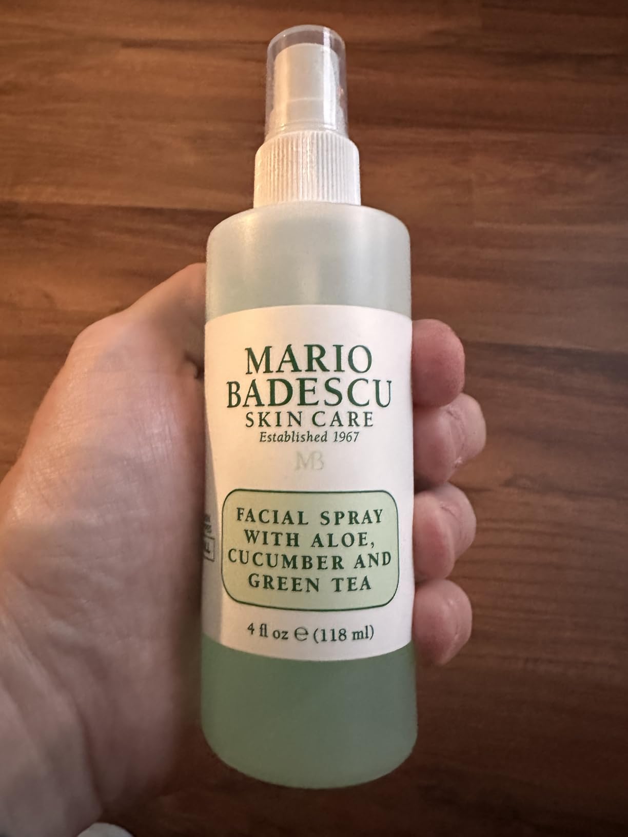 Mario Badescu Facial Spray with Aloe, Cucumber and Green Tea for All Skin Types, Face Mist that Hydrates & Invigorates