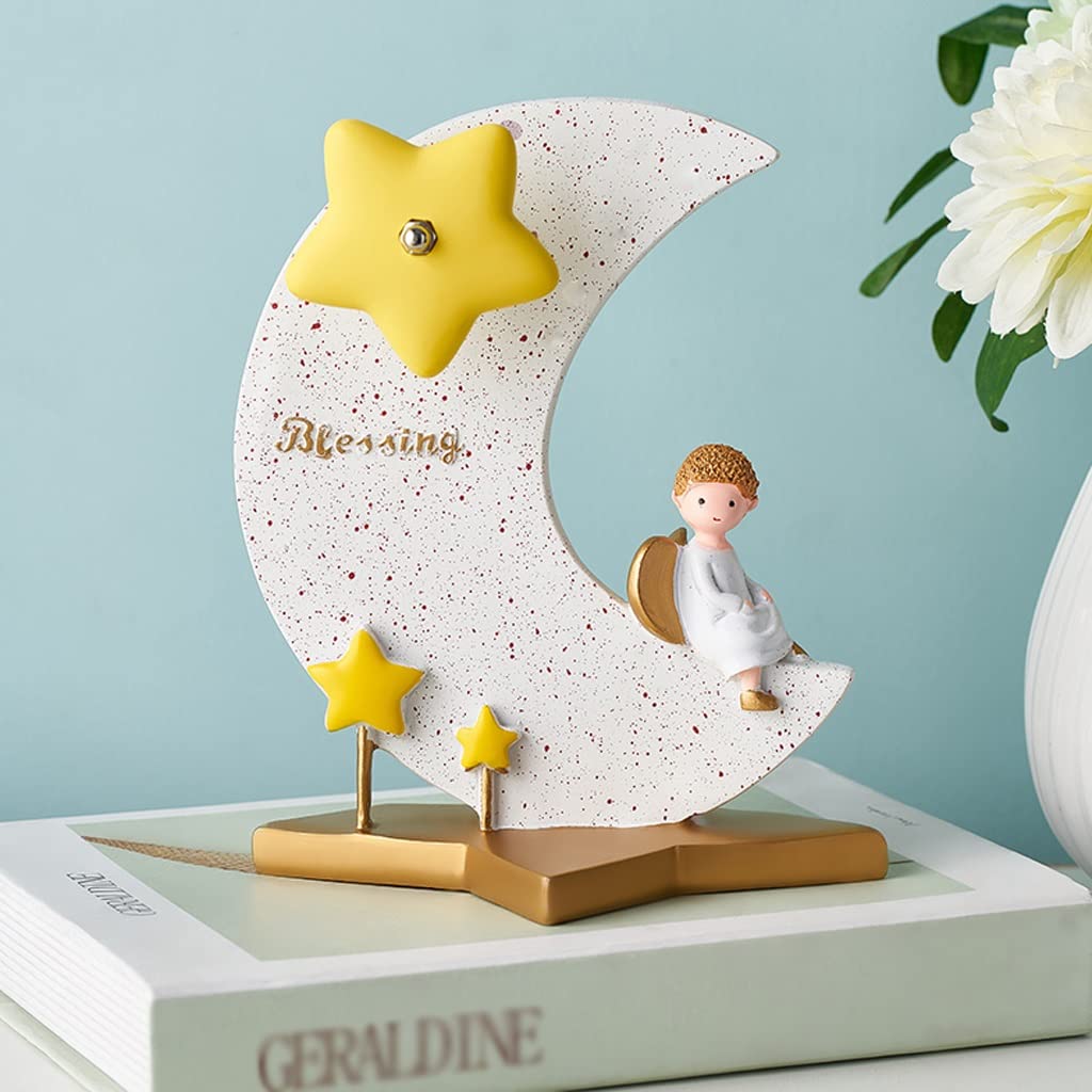 Carillon Scatola Musicale Creative Clockwork Music Box Resina Music Box Desktop Decoration Ornaments Artigianato Regalo for Il Compleanno/Festa della Mamma Carillon Regalo di(A)
