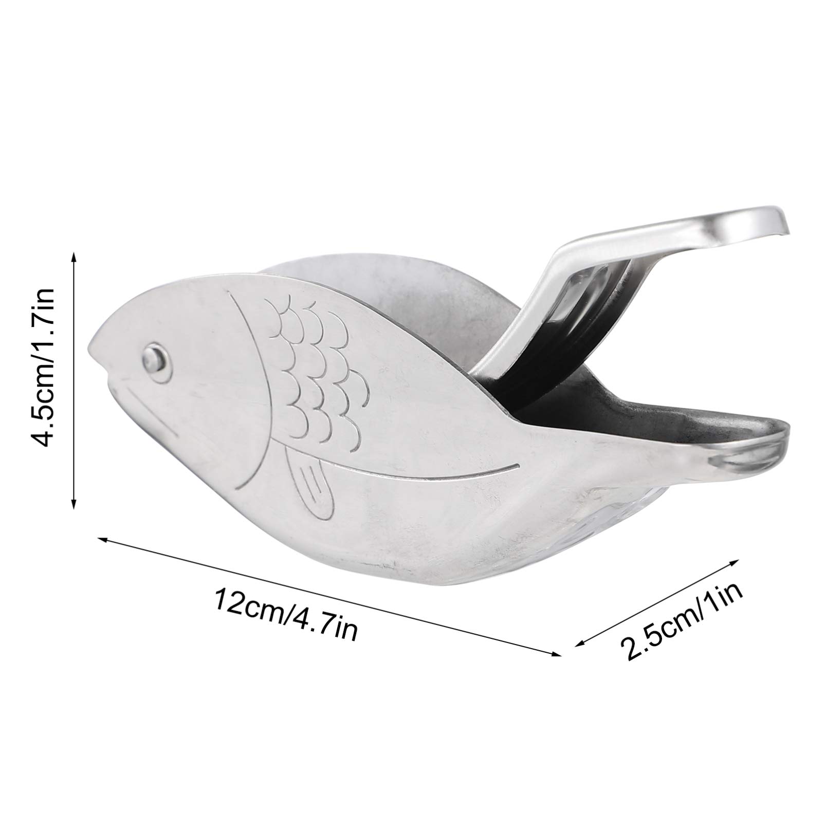 Cabilock Fish Shape Sauce Boat Creative Practical Seasoning Boat for Sauce Vinegar Salad