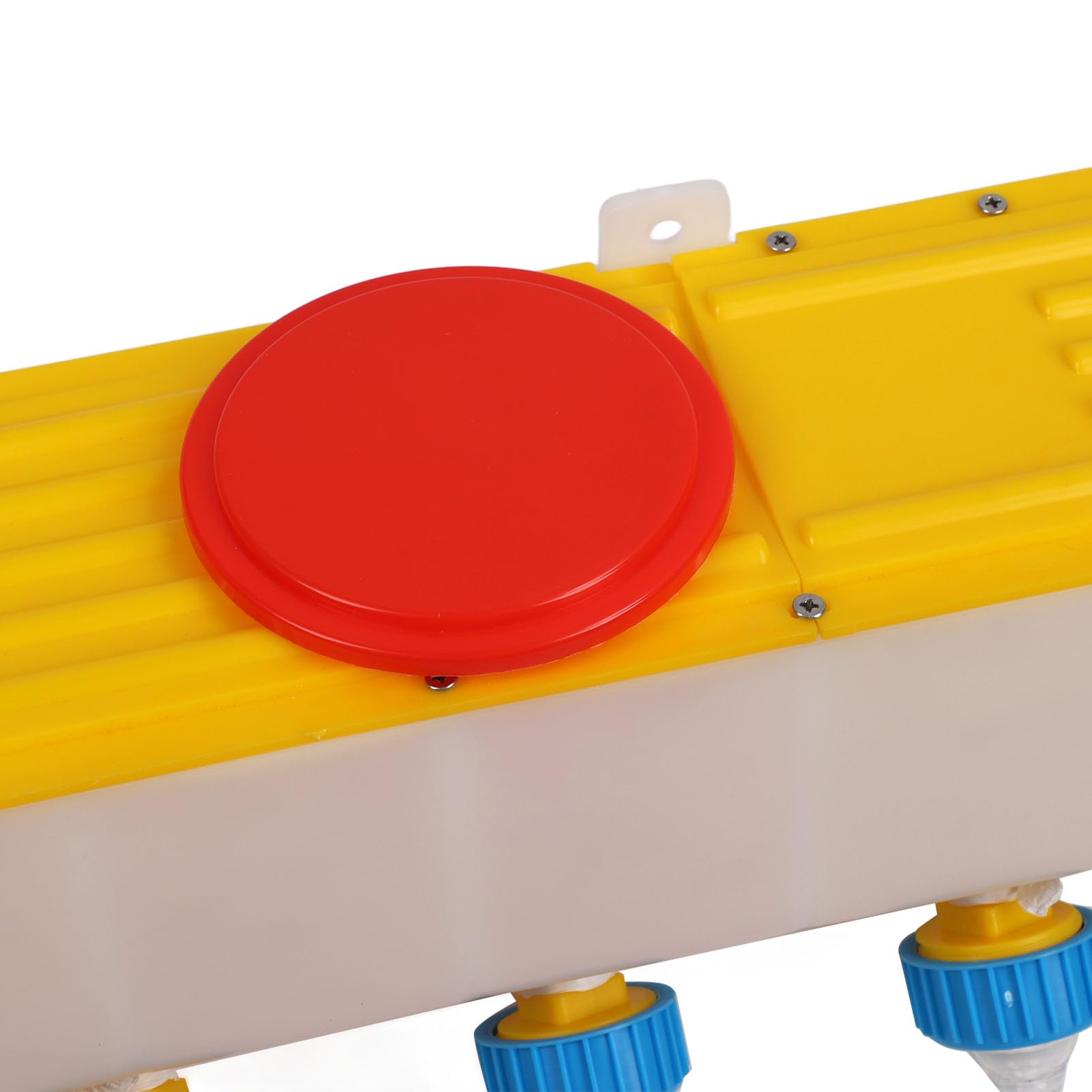 Mangiatoia per Bevande per Agnello in Silicone con 8 Capezzoli e Secchio per Alimentazione del Latte da 10 Litri per Bestiame a Parete per Agnelli Vitelli e Maialini