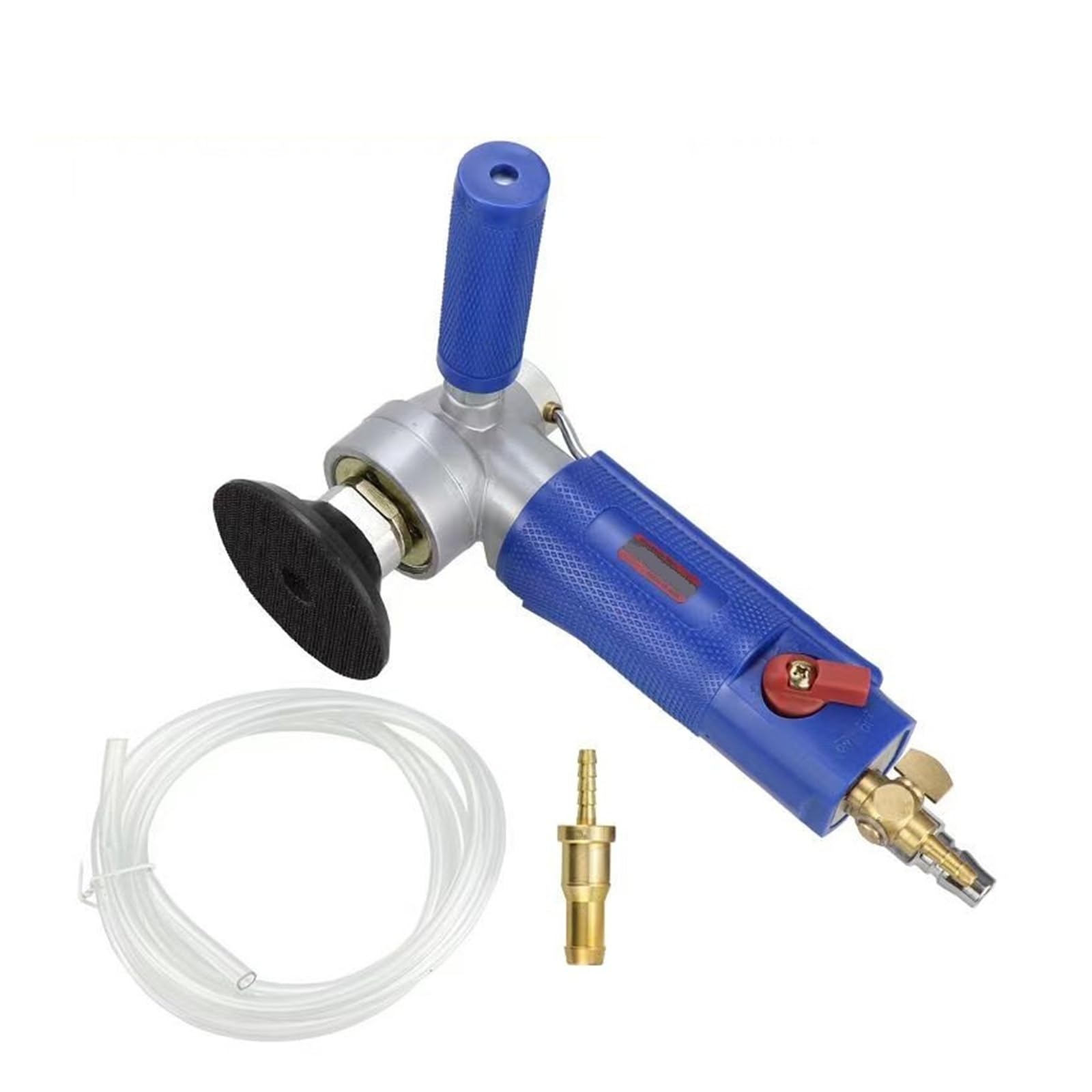 Lucidatrice pneumatica ad aria compressa da 4 pollici, macchina lucidatrice a velocità variabile e silenziosa for cemento, quarzo, granito e pietra