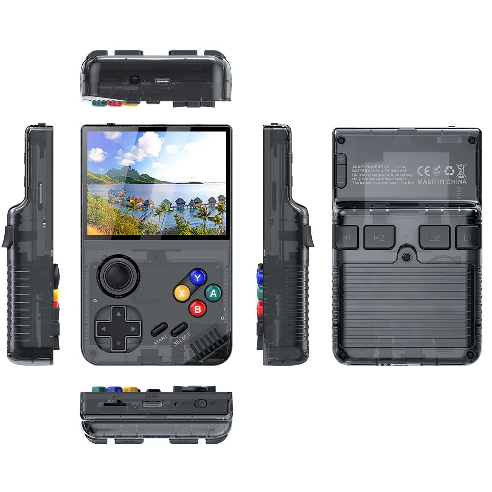 NULA M19 Console Retro Portatile: 256GB, 40000 Giochi, Schermo IPS 3.5'', Chip RK3566, Linux