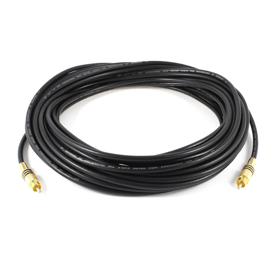 Ruilogod Pojedynczy RCA M/M Jack Audio Video Cyfrowy kabel komponentowy Cyfoxial 15m 50 stóp