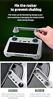 Vista 3 de BTG DJI RC/RC 2 Controlador Joysticks Protector Fixator Control Sticks Holder Cubierta para DJI Flip/Mavic Air 3S/Mavic 3 Classic/Mini 3 4 Pro