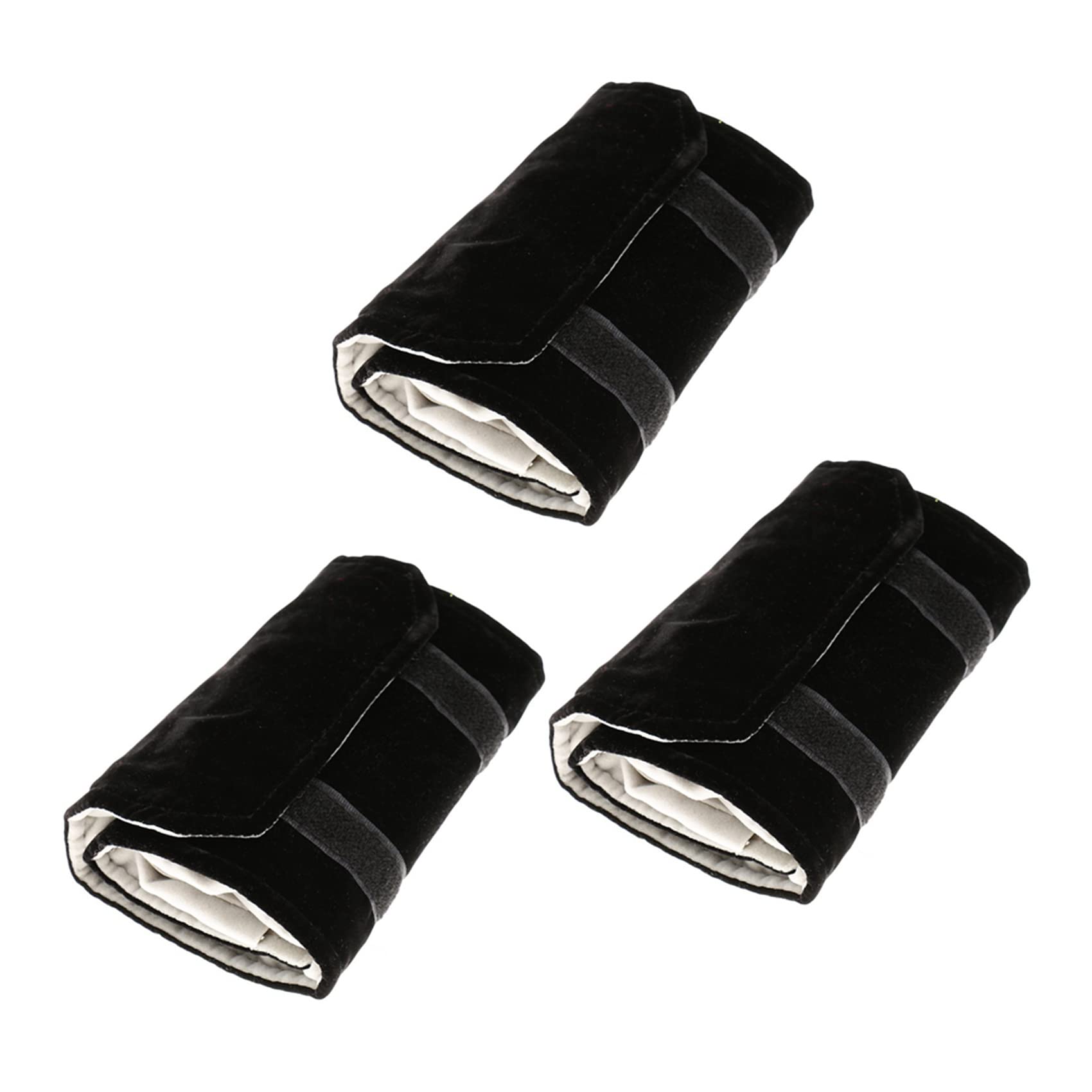 Rollo de franela para almacenamiento de joyas de viaje organizador discreto para maleta