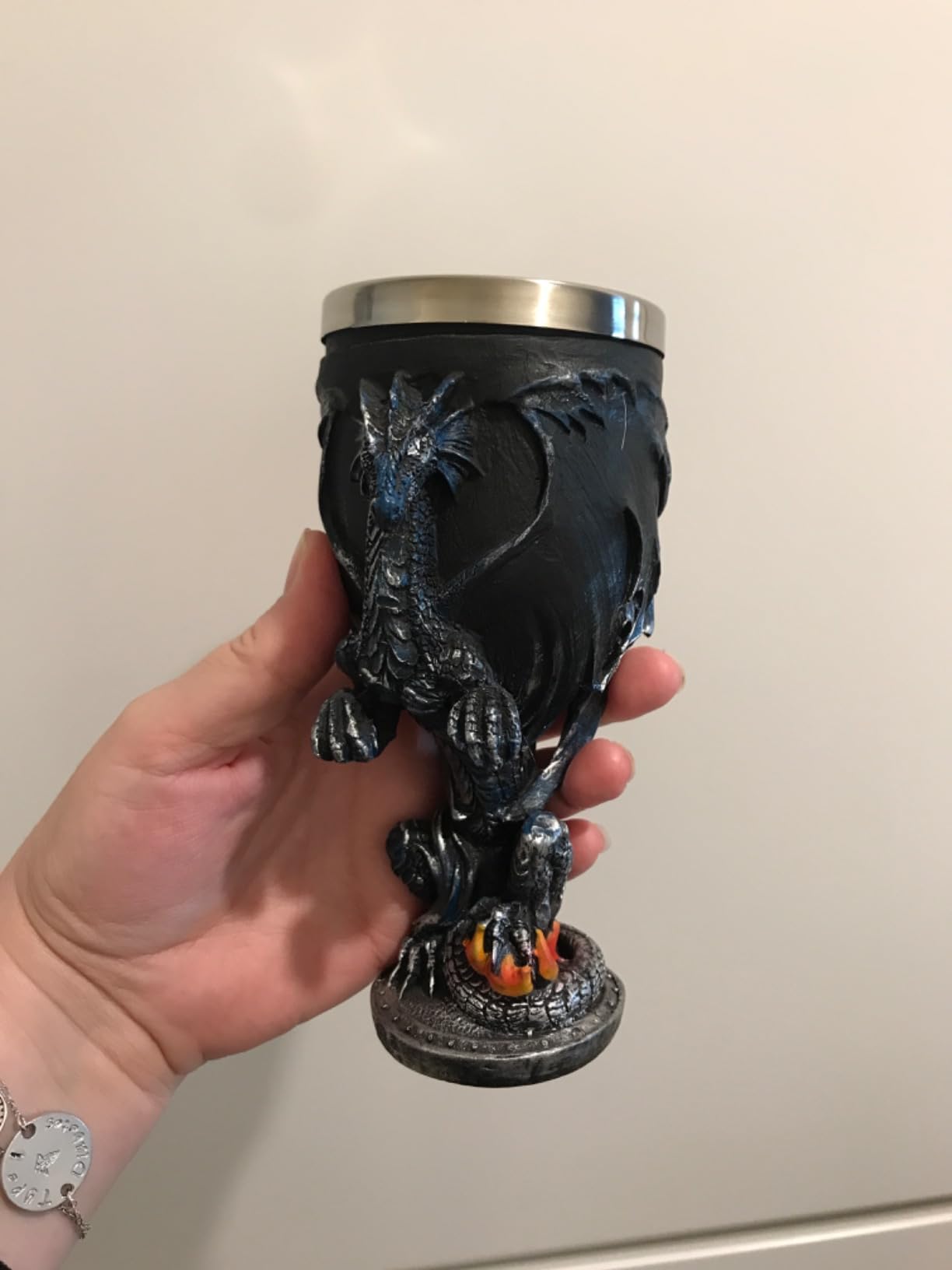 Medieval Fantasy Blue Dragon Goblet - Dungeons and Dragons Gifts Party ...