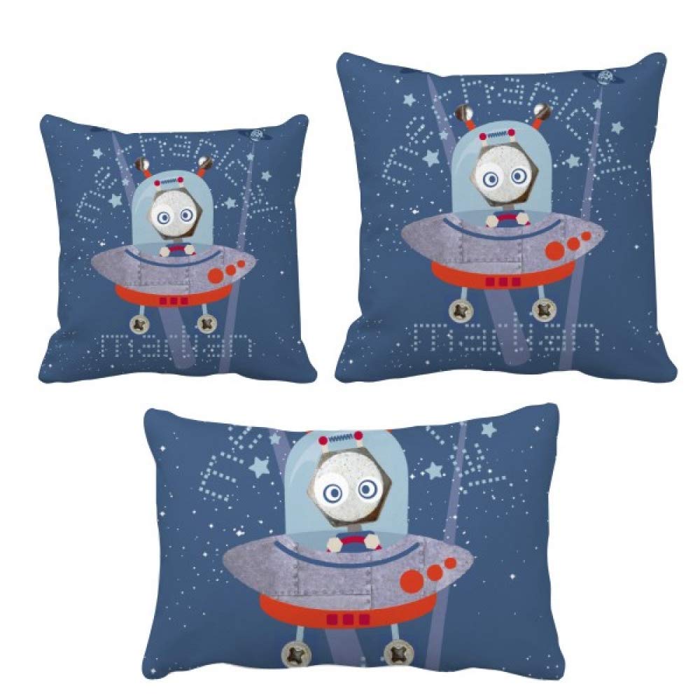 Housse de coussin de voyage alien pour une décoration de canapé cosy