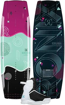 Ronix Krush Womens Wakeboard Package w/ Vision Pro Bindings 2026, 130 cm, Vision Pro - Womens 7.5-8.5