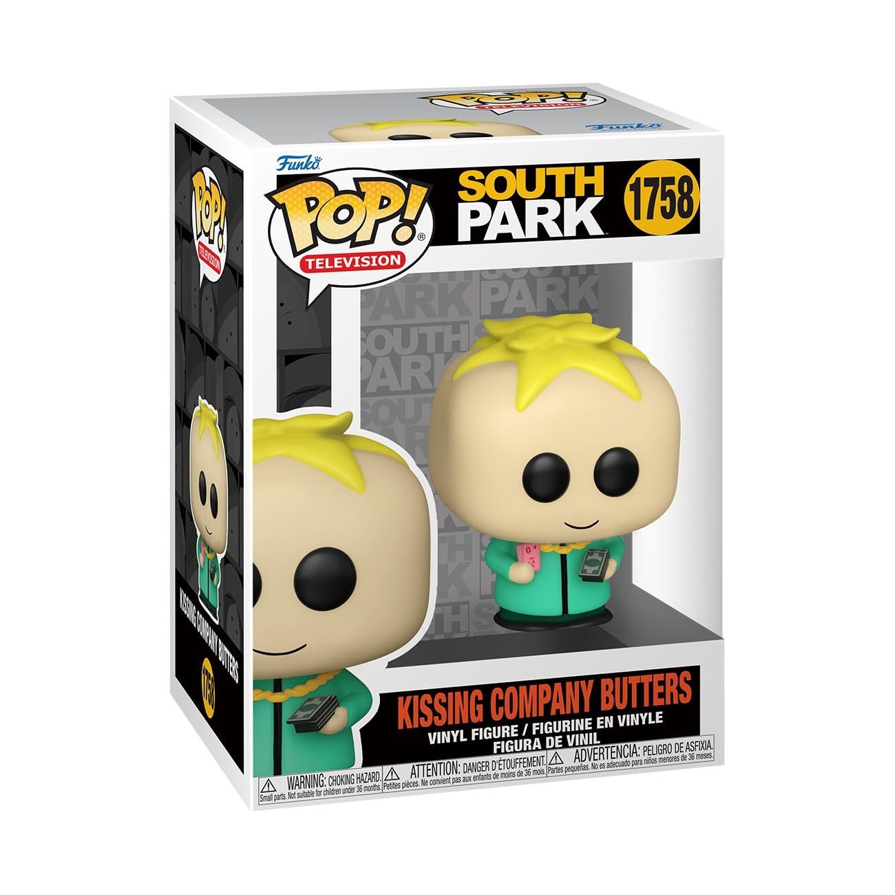 Funko POP! Television: South Park, Kissing Company Butters, Collectable Vinyl Figure, Gift Idea, Official Merchandise