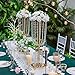 2 Pcs 23.75 inches Gold Vases for Centerpieces Tall Crystal Metal Vase Flower Stand Holders Wedding Centerpiece Chandelier for Reception Tables Wedding Supplies